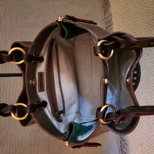 Dooney & Bourke leather satchel.